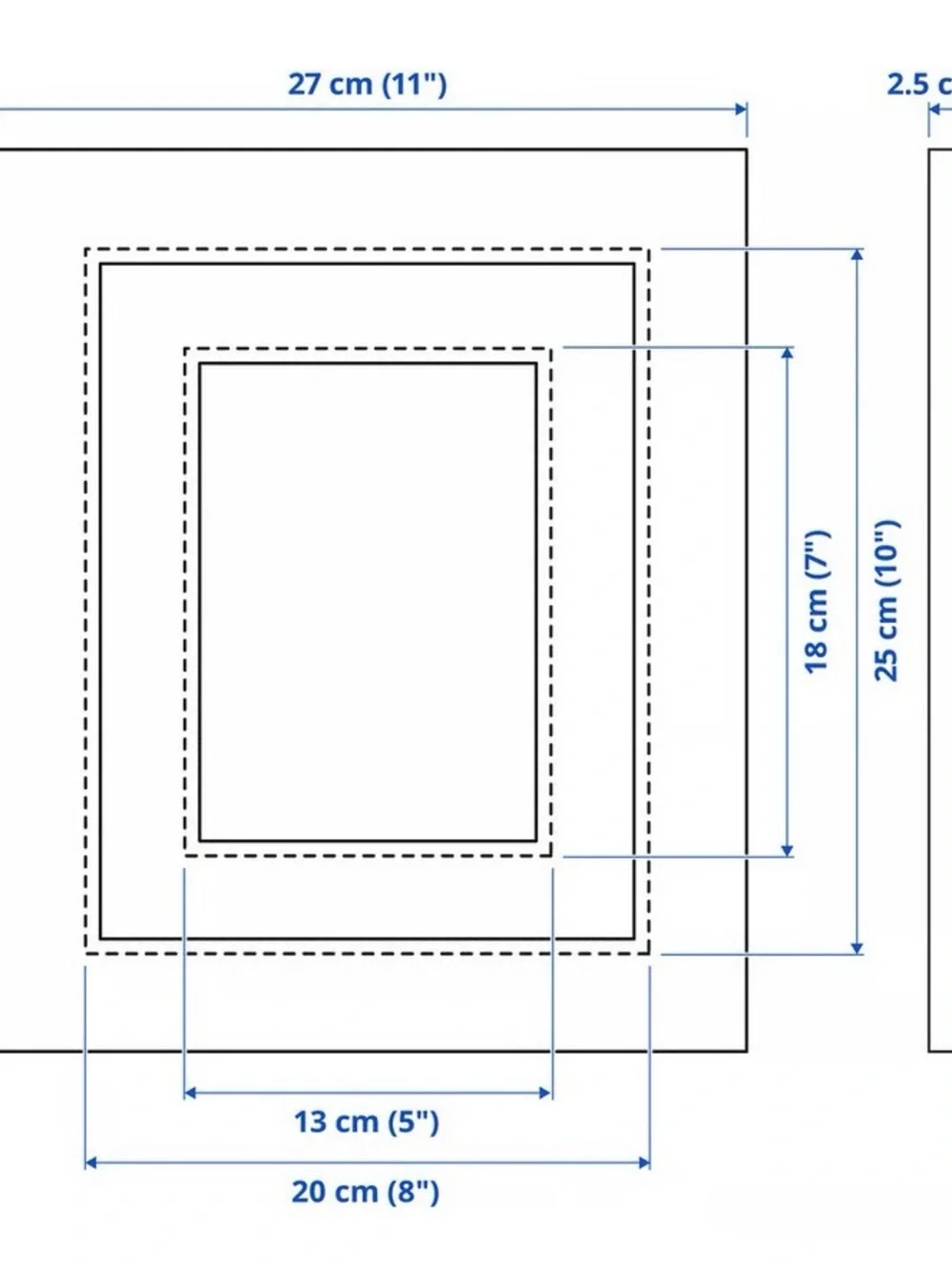 NWT, sealed - IKEA Edsbruk Frame Black 8 x 10